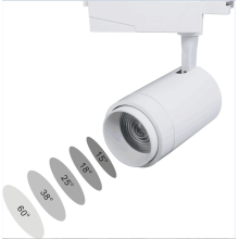 Hot sales 20w 30w 40w  magnetic track light in high quality aluminum ip65 track mounted led spot light